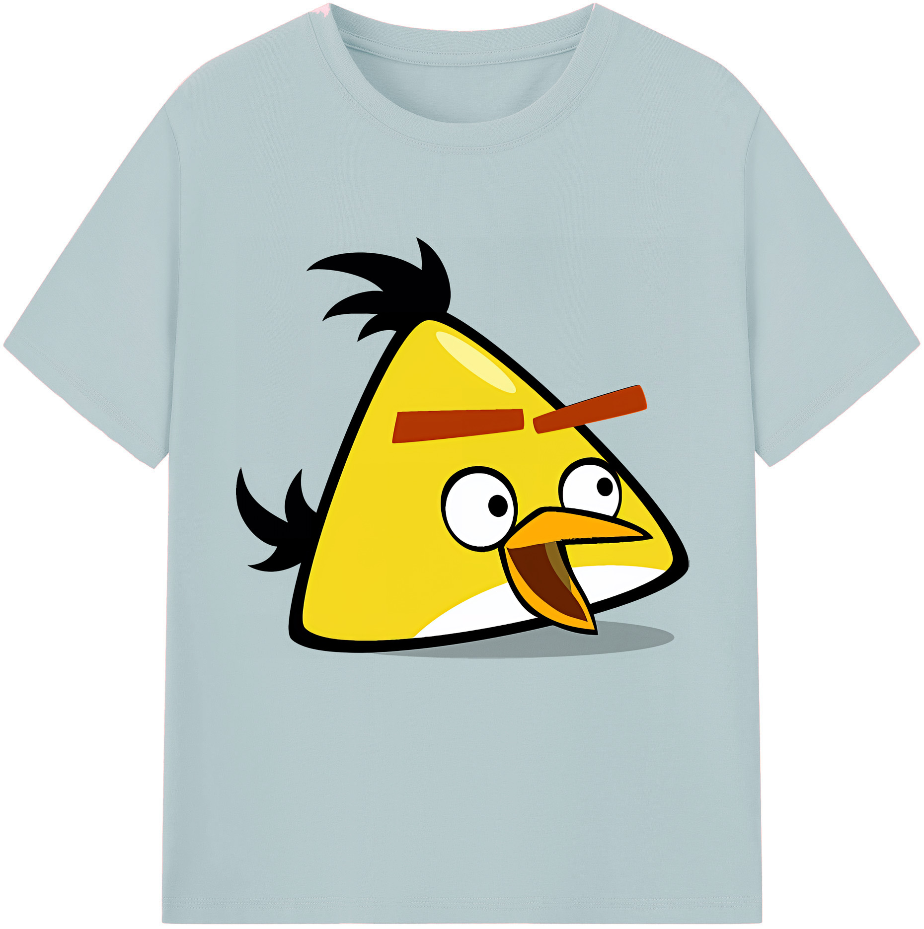 （画像用） Angry Birds アングリーバード 綿100％半袖Tシャツ（フロントプリント）
